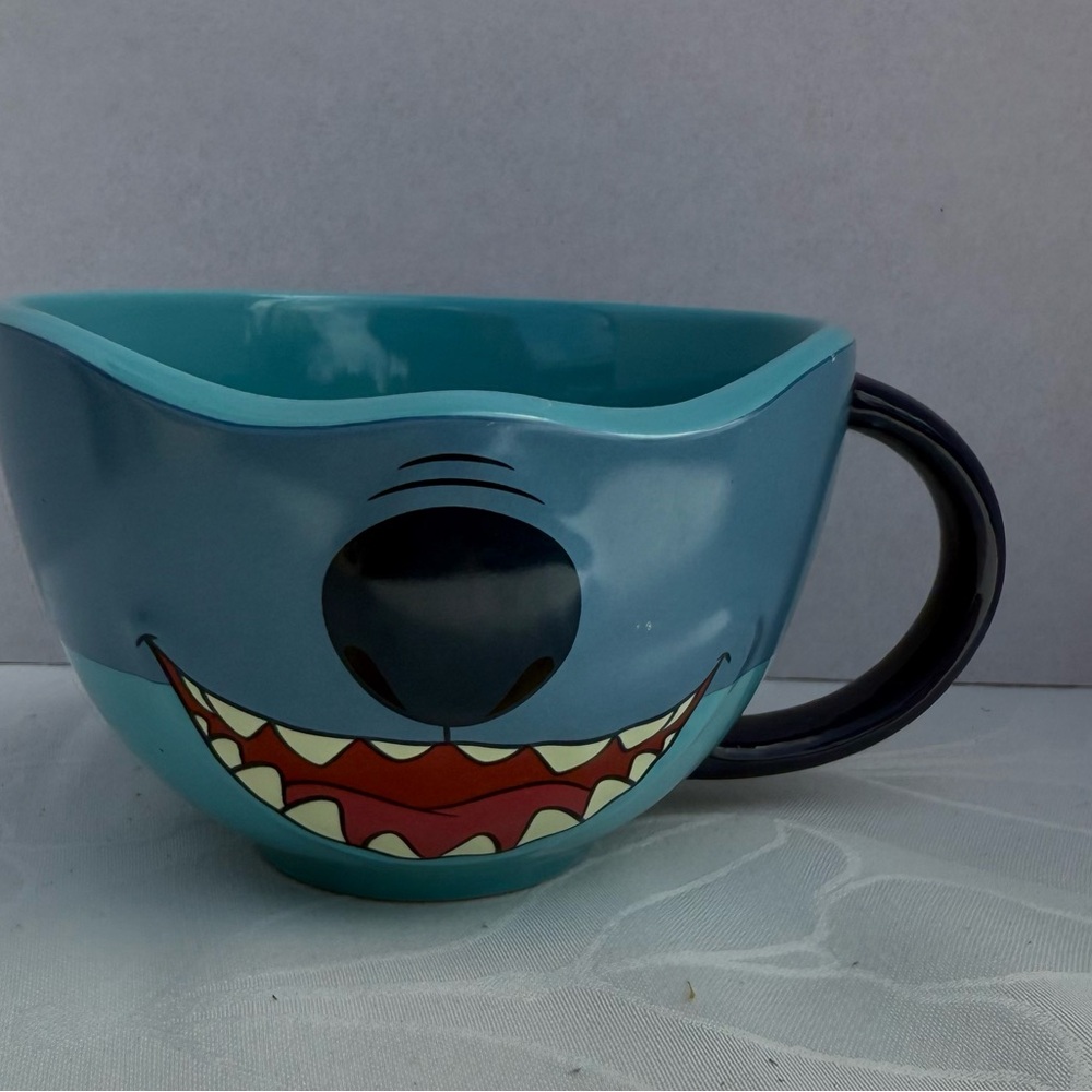 Stitch Character Mug with Black Handle